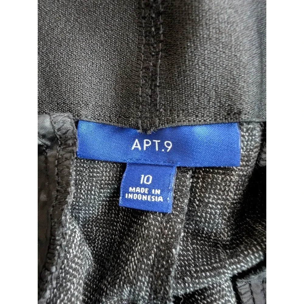 Apt 9 Size 10 Womens‎ Gray Work Trouser Pants - Picture 2 of 9